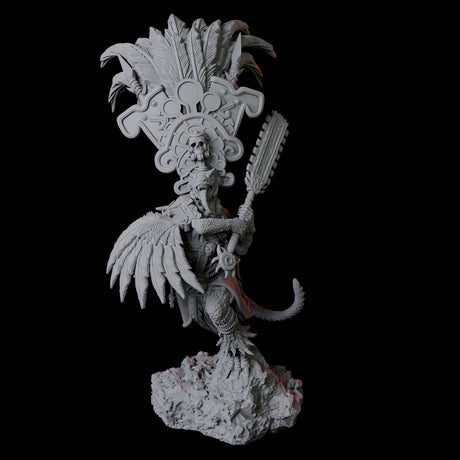 Four Lizardfolk Sundancers Miniature for Dungeons and Dragons, Pathfinder or other TTRPGs