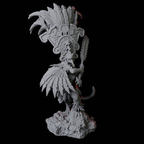 Four Lizardfolk Sundancers Miniature for Dungeons and Dragons, Pathfinder or other TTRPGs