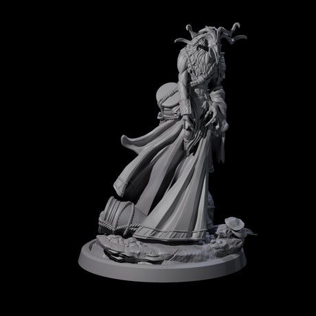 Four Looming Druids of the Blight Miniature for Dungeons and Dragons, Pathfinder or other TTRPGs