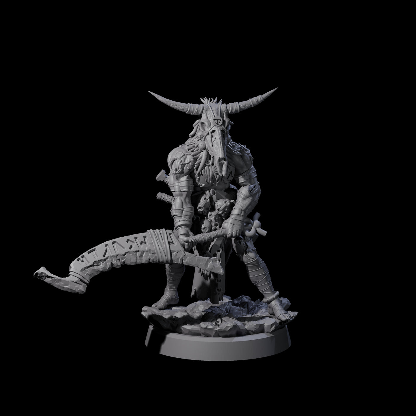 Four Mad Cultist Raiders Miniature for Dungeons and Dragons, Pathfinder or other TTRPGs
