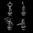 Four Mad Cultist Raiders Miniature for Dungeons and Dragons, Pathfinder or other TTRPGs