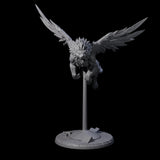 Four Majestic Winged Lions Miniature for Dungeons and Dragons, Pathfinder or other TTRPGs