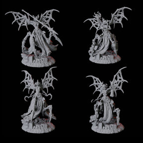 Four Malformed Driders Miniature for Dungeons and Dragons, Pathfinder or other TTRPGs