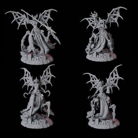 Four Malformed Driders Miniature for Dungeons and Dragons, Pathfinder or other TTRPGs