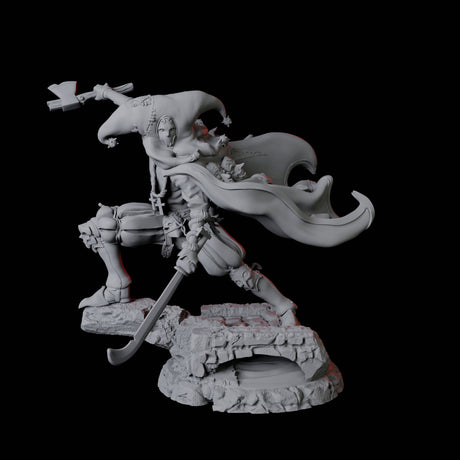 Four Masked Swordsmen Miniature for Dungeons and Dragons, Pathfinder or other TTRPGs