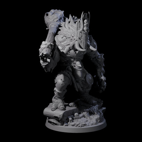 Four Masked Troll Berserkers Miniature for Dungeons and Dragons, Pathfinder or other TTRPGs