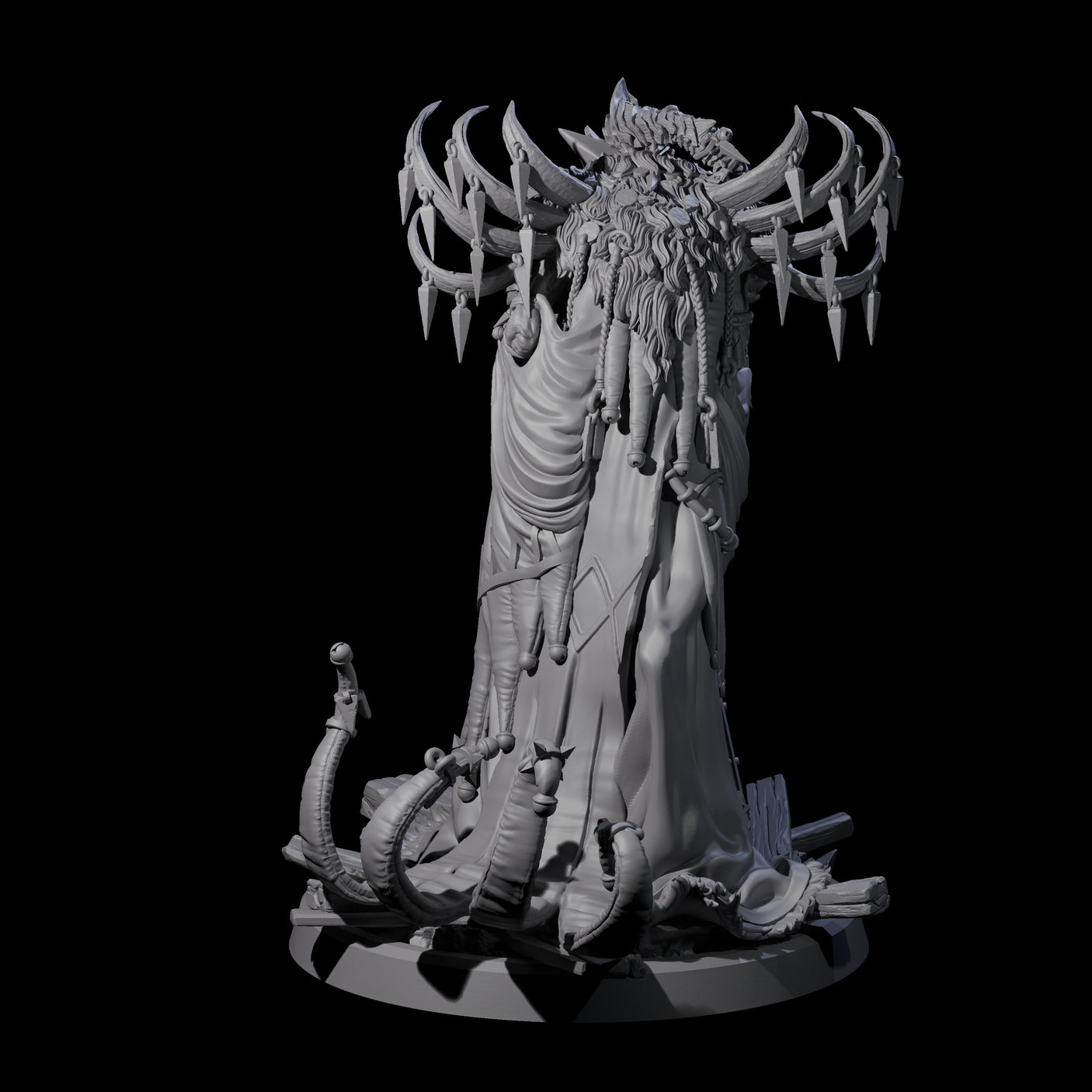 Four Masterful Cambion High Priests Miniature for Dungeons and Dragons, Pathfinder or other TTRPGs