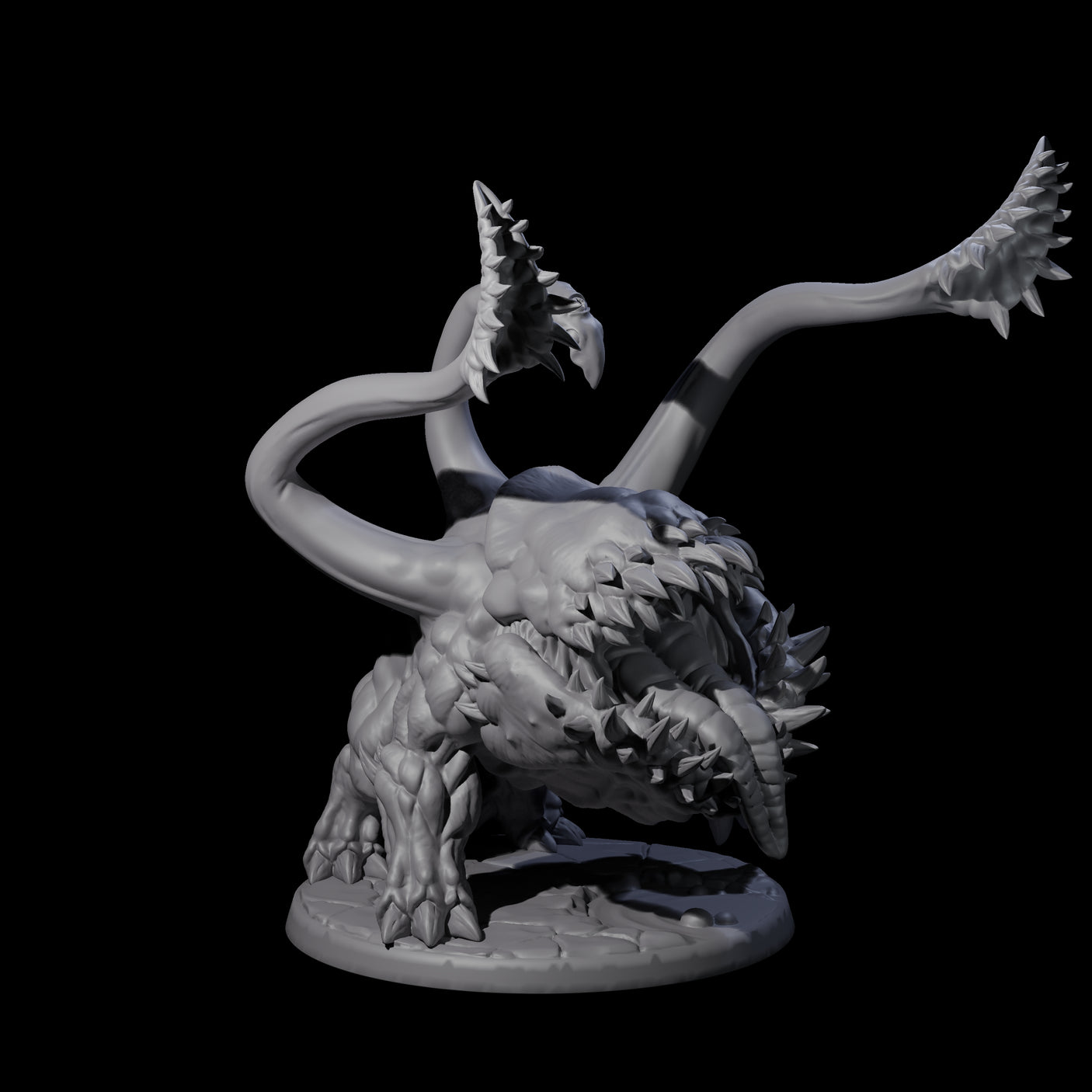 Four Maws of Hunger Miniature for Dungeons and Dragons, Pathfinder or other TTRPGs