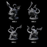 Four Maws of Hunger Miniature for Dungeons and Dragons, Pathfinder or other TTRPGs