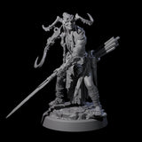 Four Men Slaying Hervors Miniature for Dungeons and Dragons, Pathfinder or other TTRPGs