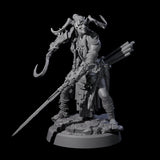 Four Men Slaying Hervors Miniature for Dungeons and Dragons, Pathfinder or other TTRPGs