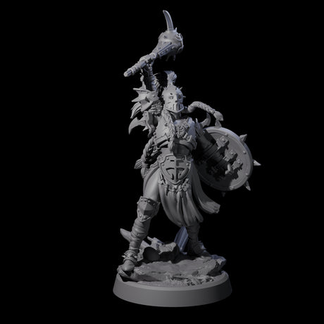 Four Menacing Shieldmaidens Miniature for Dungeons and Dragons, Pathfinder or other TTRPGs