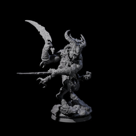 Four Moon Workshipping Minotaurs Miniature for Dungeons and Dragons, Pathfinder or other TTRPGs