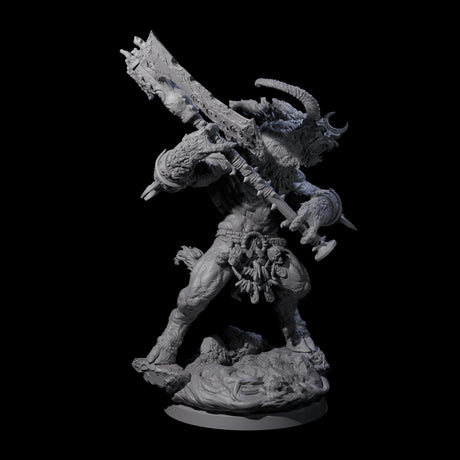 Four Moon Workshipping Minotaurs Miniature for Dungeons and Dragons, Pathfinder or other TTRPGs