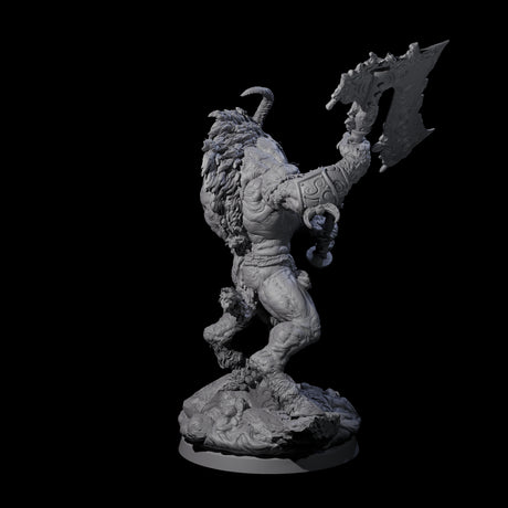 Four Moon Workshipping Minotaurs Miniature for Dungeons and Dragons, Pathfinder or other TTRPGs