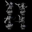 Four Moon Workshipping Minotaurs Miniature for Dungeons and Dragons, Pathfinder or other TTRPGs