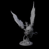 Four Moon Zealots with Giant Owls Miniature for Dungeons and Dragons, Pathfinder or other TTRPGs