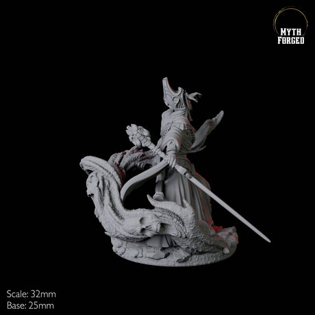Four Mummy Sandmancers Miniature for Dungeons and Dragons, Pathfinder or other TTRPGs