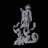 Four Mysterious Geisha Sorcerers Miniature for Dungeons and Dragons, Pathfinder or other TTRPGs