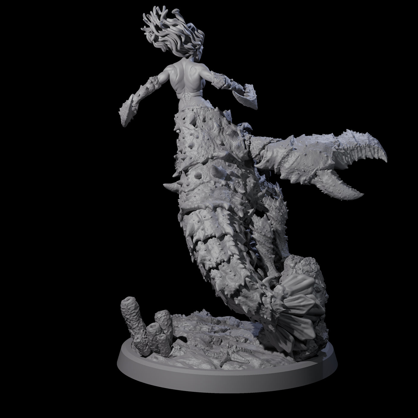Four Mythic Charybdis Miniature for Dungeons and Dragons, Pathfinder or other TTRPGs