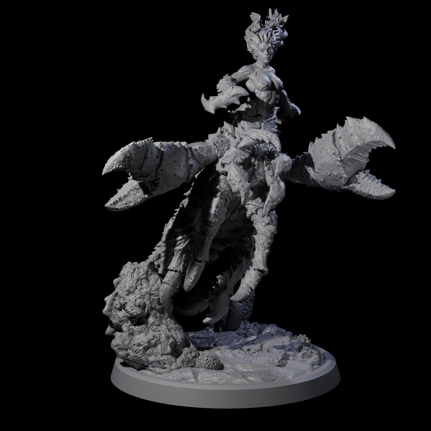 Four Mythic Charybdis Miniature for Dungeons and Dragons, Pathfinder or other TTRPGs