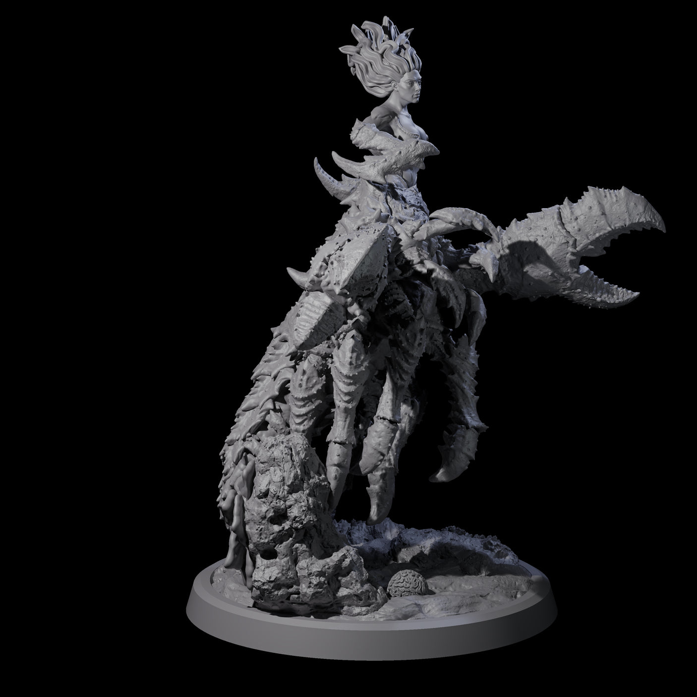 Four Mythic Charybdis Miniature for Dungeons and Dragons, Pathfinder or other TTRPGs