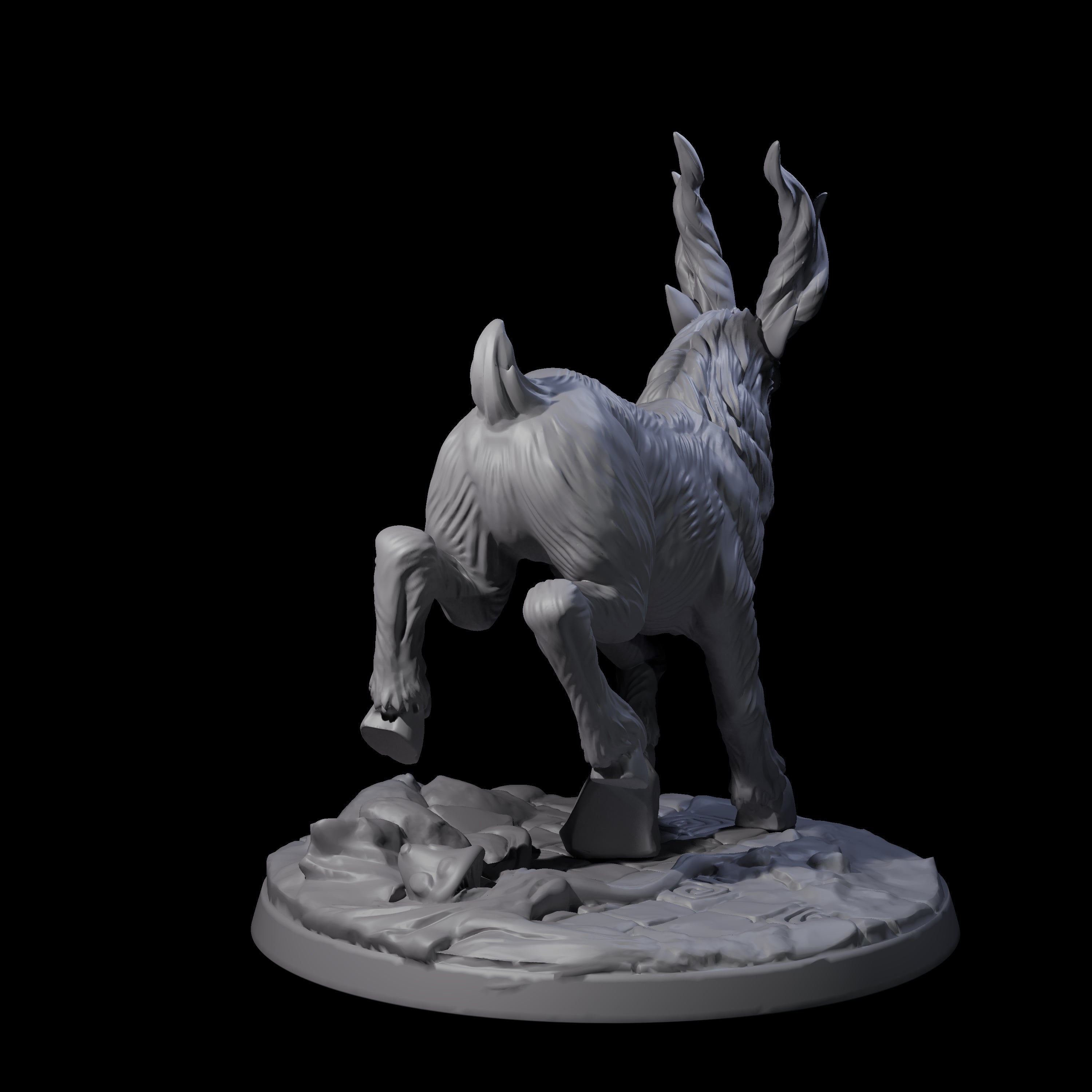 Four Noble Giant Elks Miniature for Dungeons and Dragons, Pathfinder or other TTRPGs