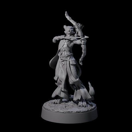 Four Noble Leonin Huntresses Miniature for Dungeons and Dragons, Pathfinder or other TTRPGs