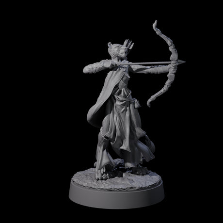 Four Noble Leonin Huntresses Miniature for Dungeons and Dragons, Pathfinder or other TTRPGs