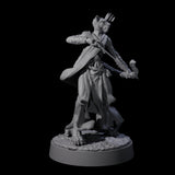 Four Noble Leonin Huntresses Miniature for Dungeons and Dragons, Pathfinder or other TTRPGs