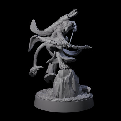 Four Noble Leonin Huntresses Miniature for Dungeons and Dragons, Pathfinder or other TTRPGs