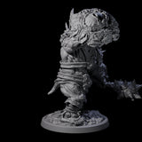 Four Oceanbound Ogres Miniature for Dungeons and Dragons, Pathfinder or other TTRPGs