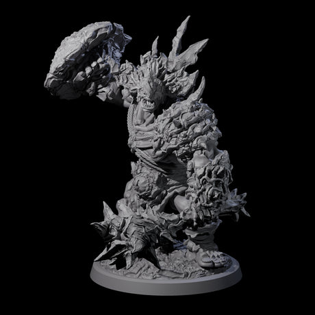 Four Oceanbound Ogres Miniature for Dungeons and Dragons, Pathfinder or other TTRPGs