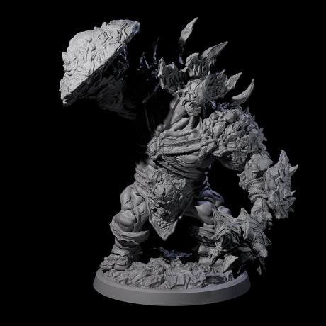 Four Oceanbound Ogres Miniature for Dungeons and Dragons, Pathfinder or other TTRPGs