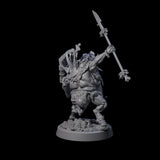 Four Oinking Boarfolk Soldiers Miniature for Dungeons and Dragons, Pathfinder or other TTRPGs