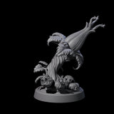 Four Overgrown Violet Fungi Miniature for Dungeons and Dragons, Pathfinder or other TTRPGs