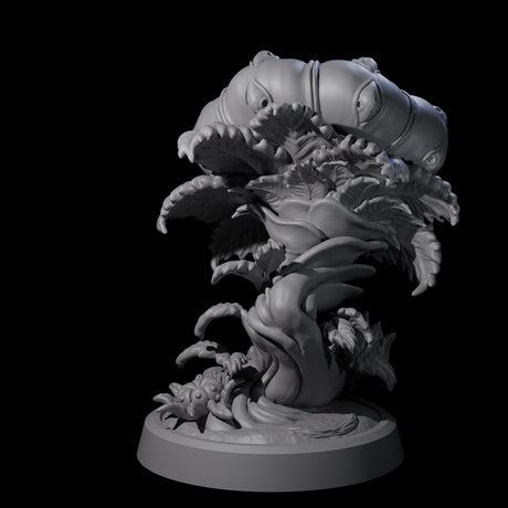 Four Overgrown Violet Fungi Miniature for Dungeons and Dragons, Pathfinder or other TTRPGs