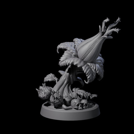 Four Overgrown Violet Fungi Miniature for Dungeons and Dragons, Pathfinder or other TTRPGs