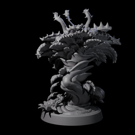 Four Overgrown Violet Fungi Miniature for Dungeons and Dragons, Pathfinder or other TTRPGs