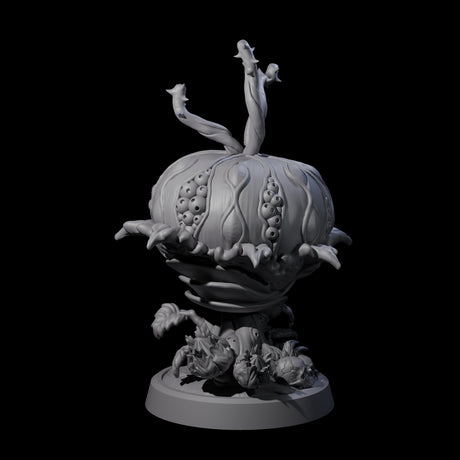 Four Overgrown Violet Fungi Miniature for Dungeons and Dragons, Pathfinder or other TTRPGs