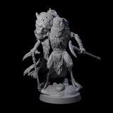 Four Owl-Like Aarakocra Sentinels Miniature for Dungeons and Dragons, Pathfinder or other TTRPGs