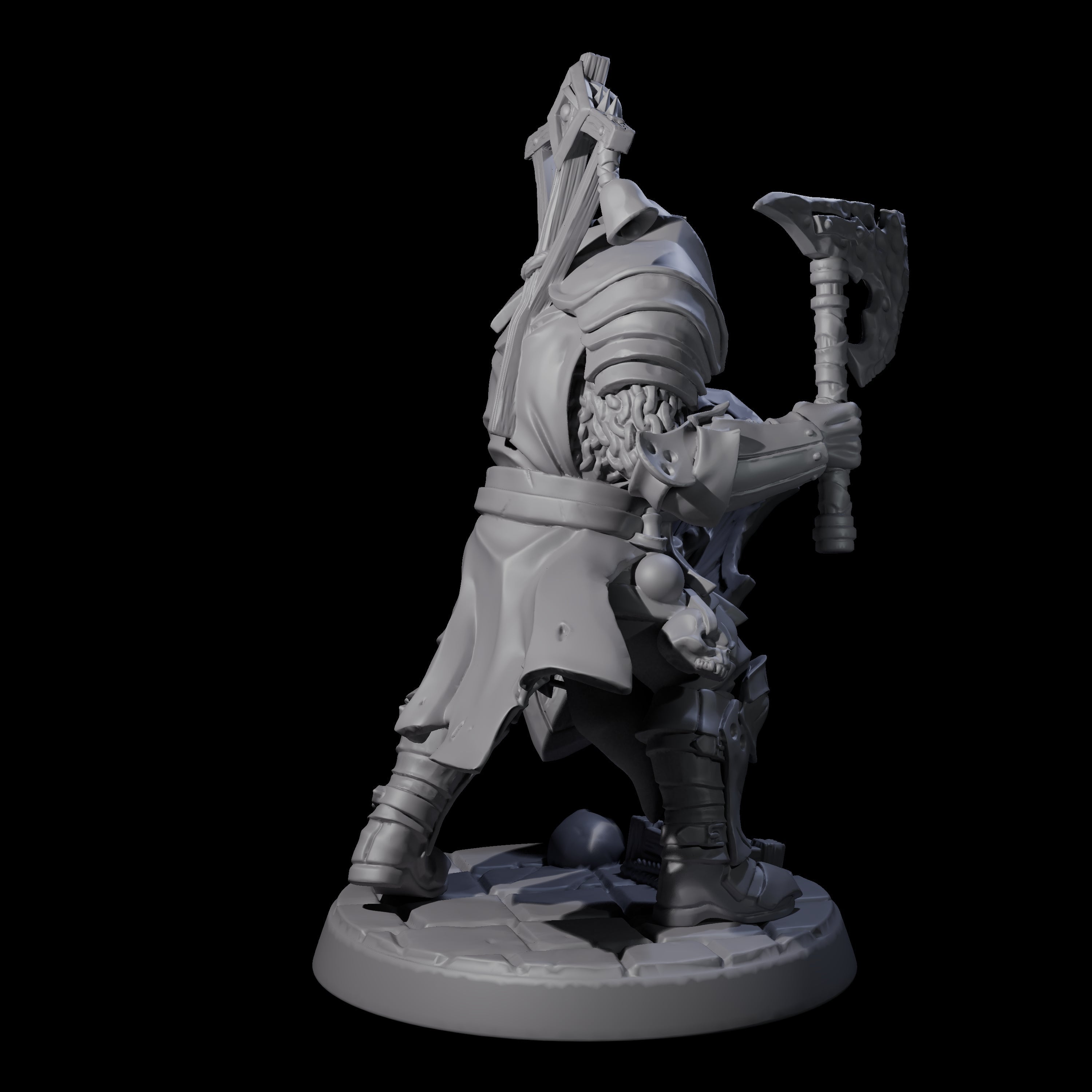 Four Penitent Plague Knights Miniature for Dungeons and Dragons, Pathfinder or other TTRPGs