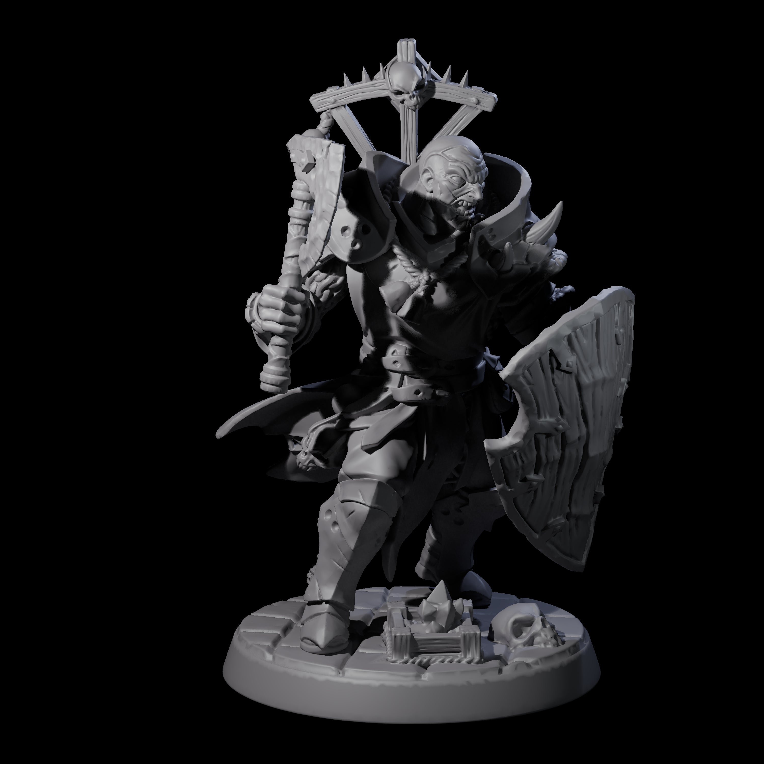 Four Penitent Plague Knights Miniature for Dungeons and Dragons, Pathfinder or other TTRPGs