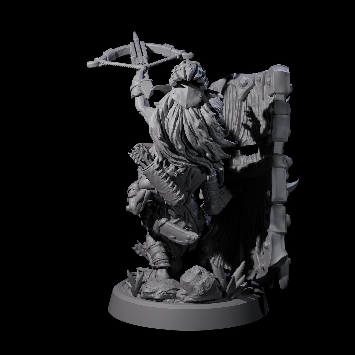 Four Piggybacking Goblin Duos Miniature for Dungeons and Dragons, Pathfinder or other TTRPGs