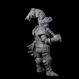Four Pious Knights Miniature for Dungeons and Dragons, Pathfinder or other TTRPGs