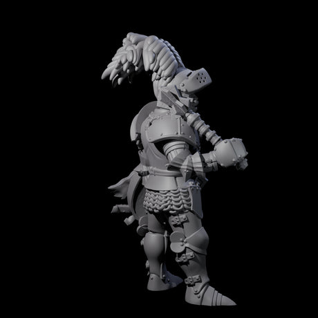 Four Pious Knights Miniature for Dungeons and Dragons, Pathfinder or other TTRPGs