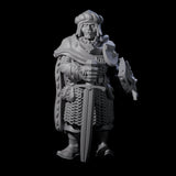 Four Pious Knights Miniature for Dungeons and Dragons, Pathfinder or other TTRPGs