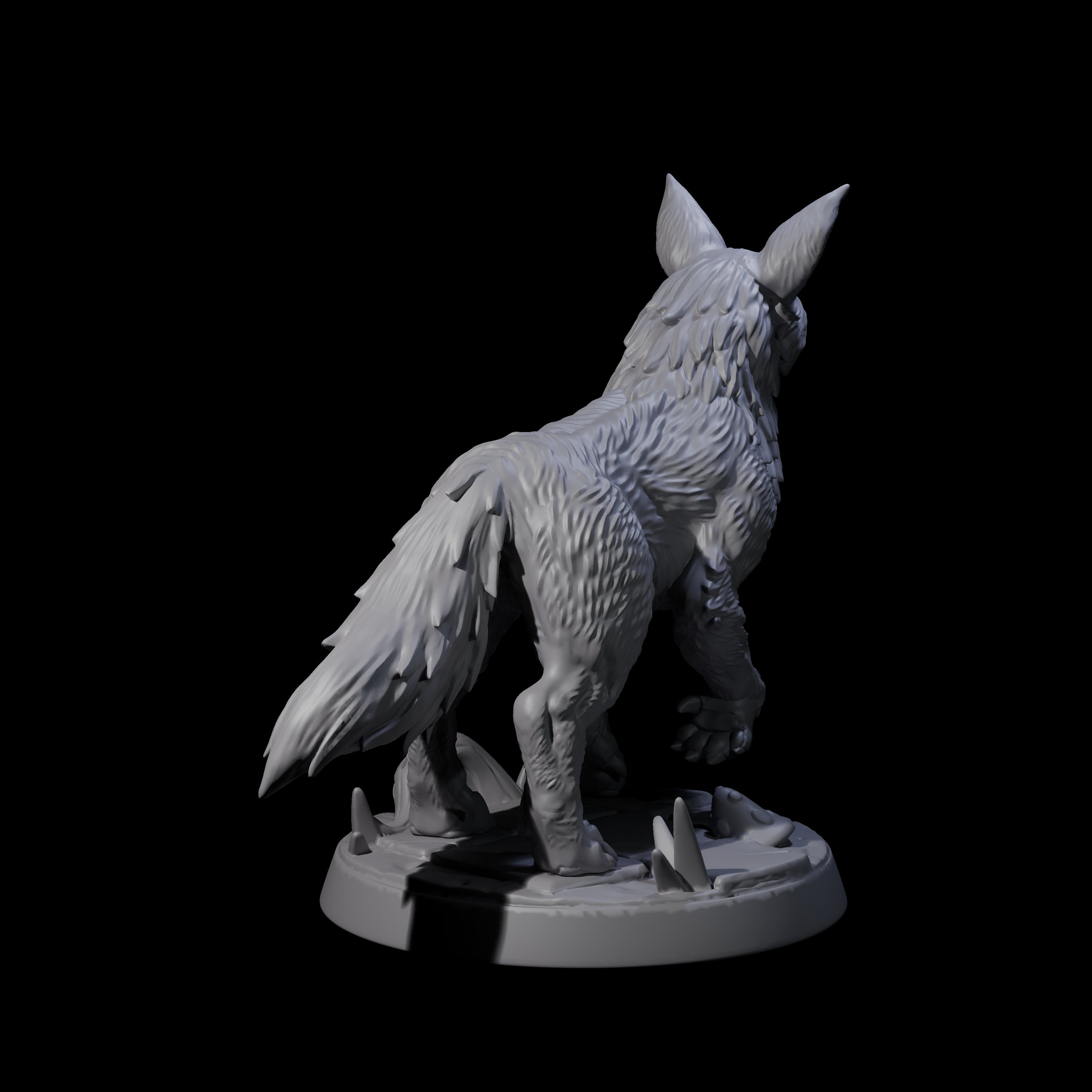 Four Playful Foxes Miniature for Dungeons and Dragons, Pathfinder or other TTRPGs