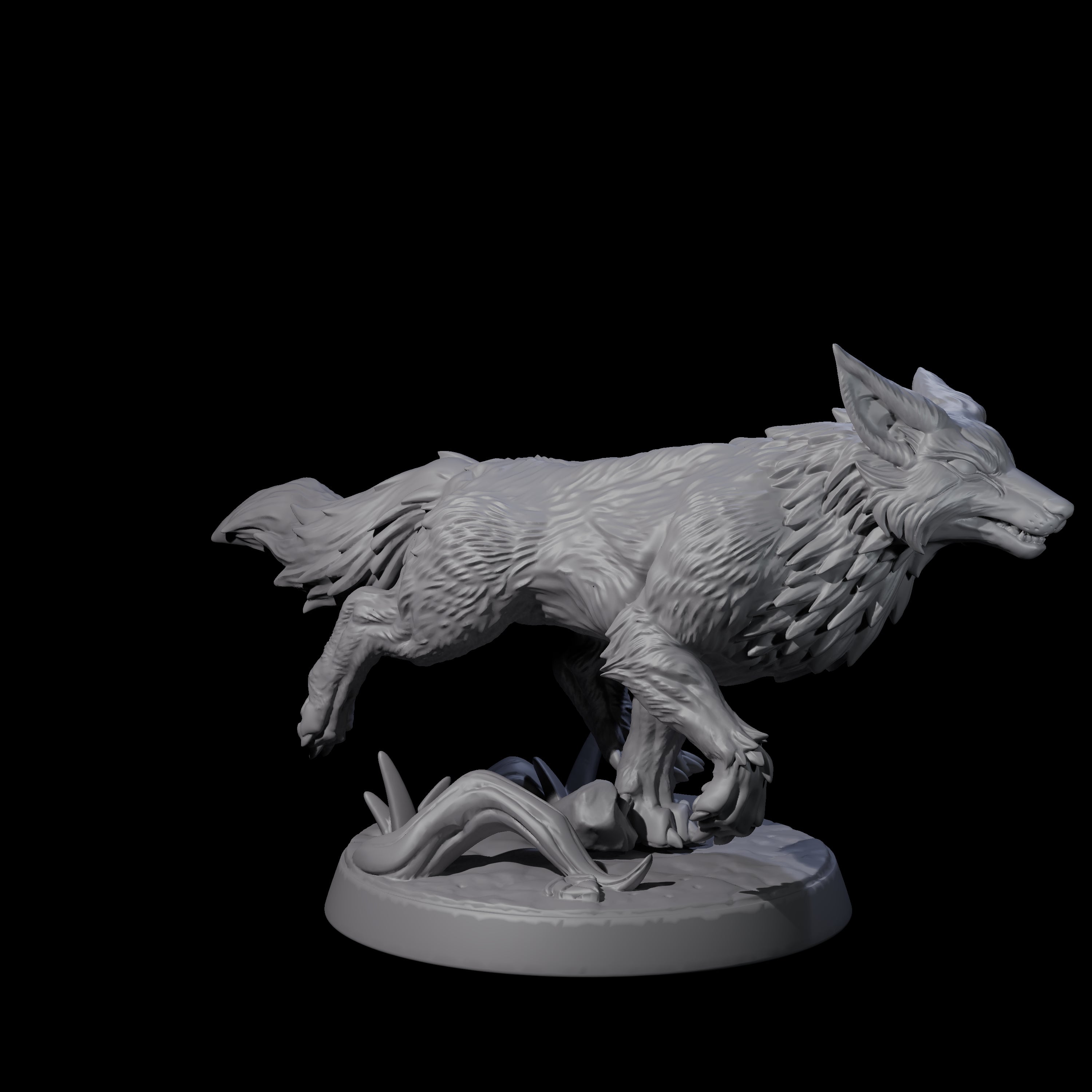 Four Playful Foxes Miniature for Dungeons and Dragons, Pathfinder or other TTRPGs