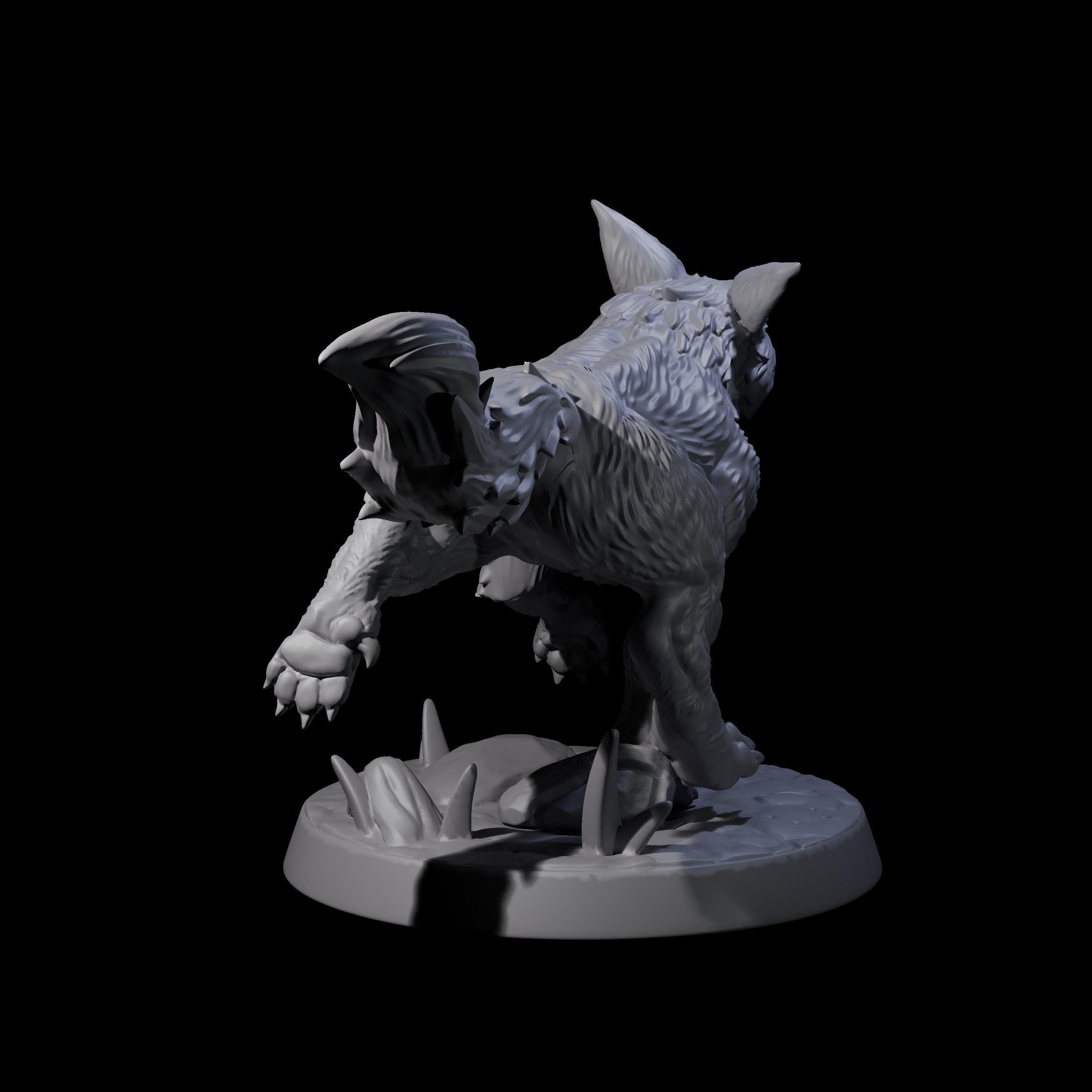 Four Playful Foxes Miniature for Dungeons and Dragons, Pathfinder or other TTRPGs